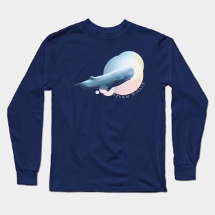 Sperm Whale - Beautifully Styled Oceanic Mammal Long Sleeve T-Shirt